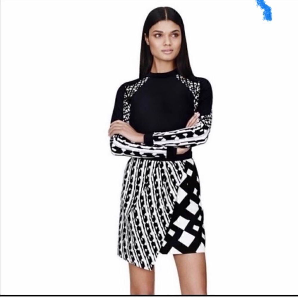 Peter Pilotto for Target geometric patterned skirt Sz 6